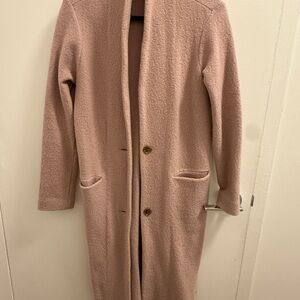 Aritzia Wilfred Dujardin Coat in Pink